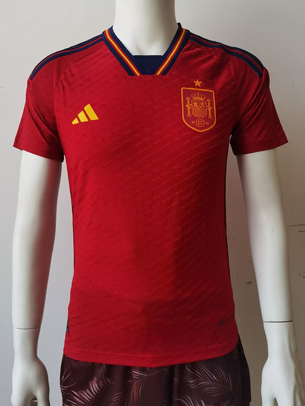 AAA Quality Spain 2022 World Cup Home Soccer Jersey(Player)